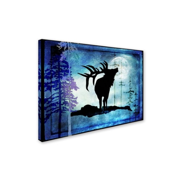 LightBoxJournal 'Midnight Elk' Canvas Art,14x19